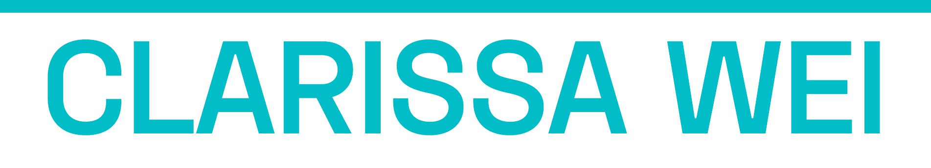 Clarissa Wei Name plate