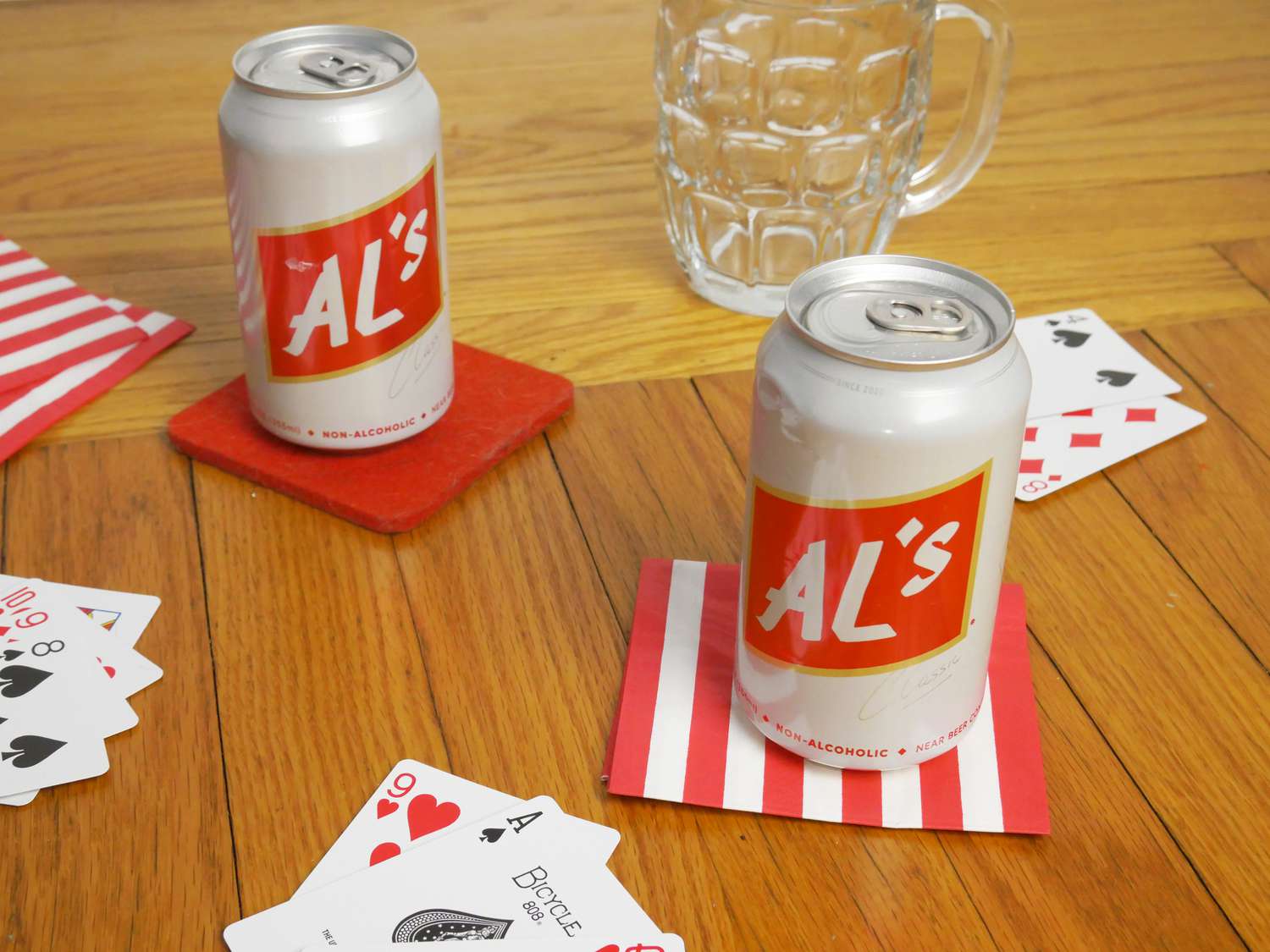 two cans of al's lager