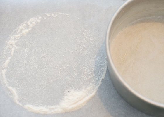 get rid of excess flour