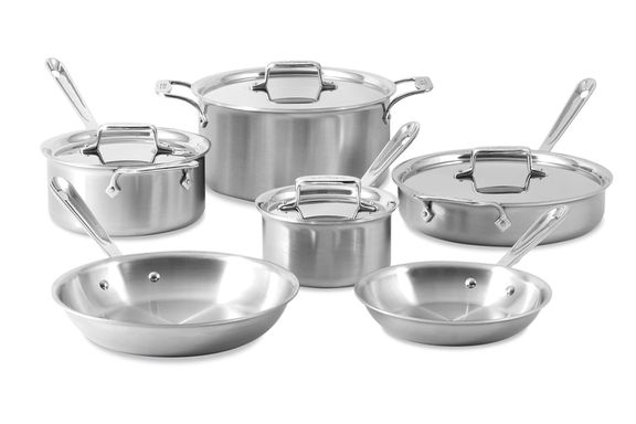 All-Clad D5 Stainless Brushed 5-Ply Bonded Cookware Set