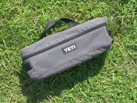 yeti blanket in bag on grass