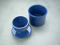 the butter bell butter crock with the lid upturned 