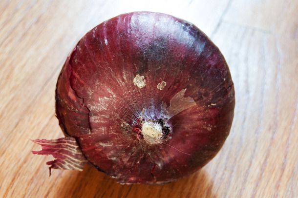 whole red onion