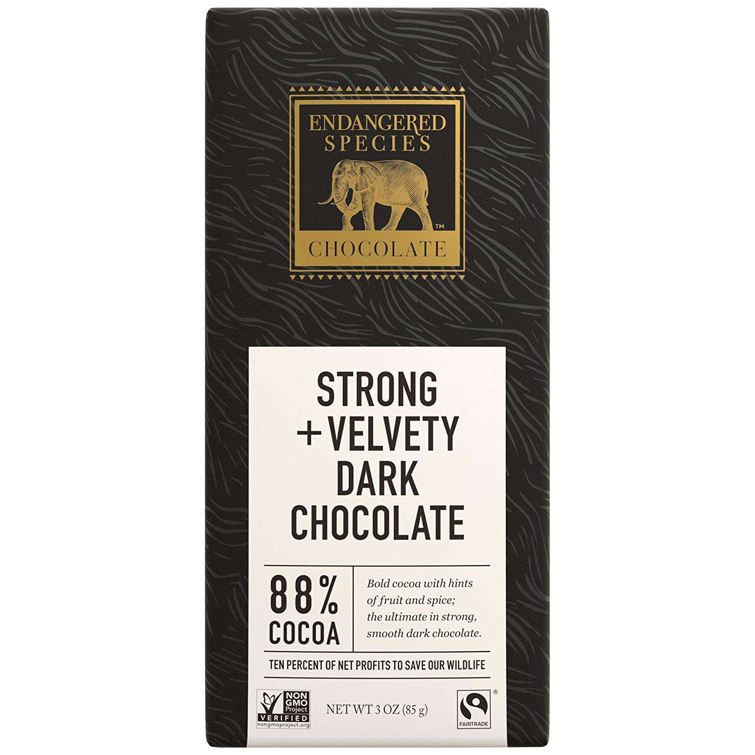 Endangered Species Panther Fair Trade Dark Chocolate Bar
