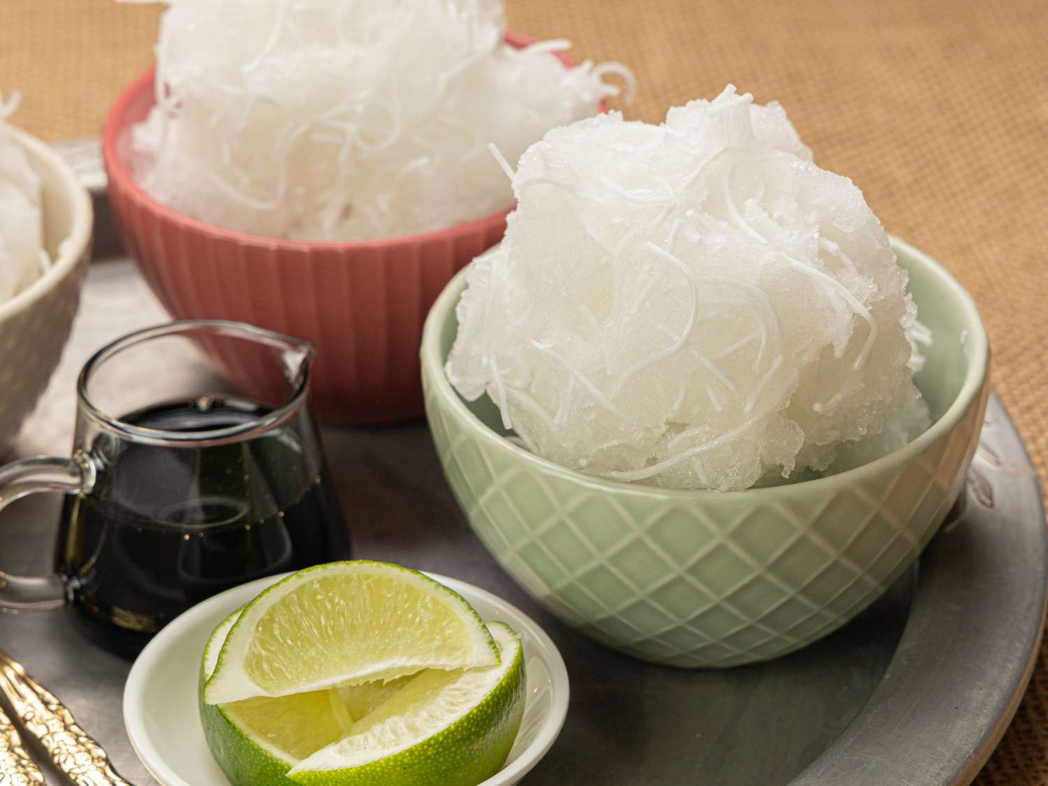 Side view of faloodeh