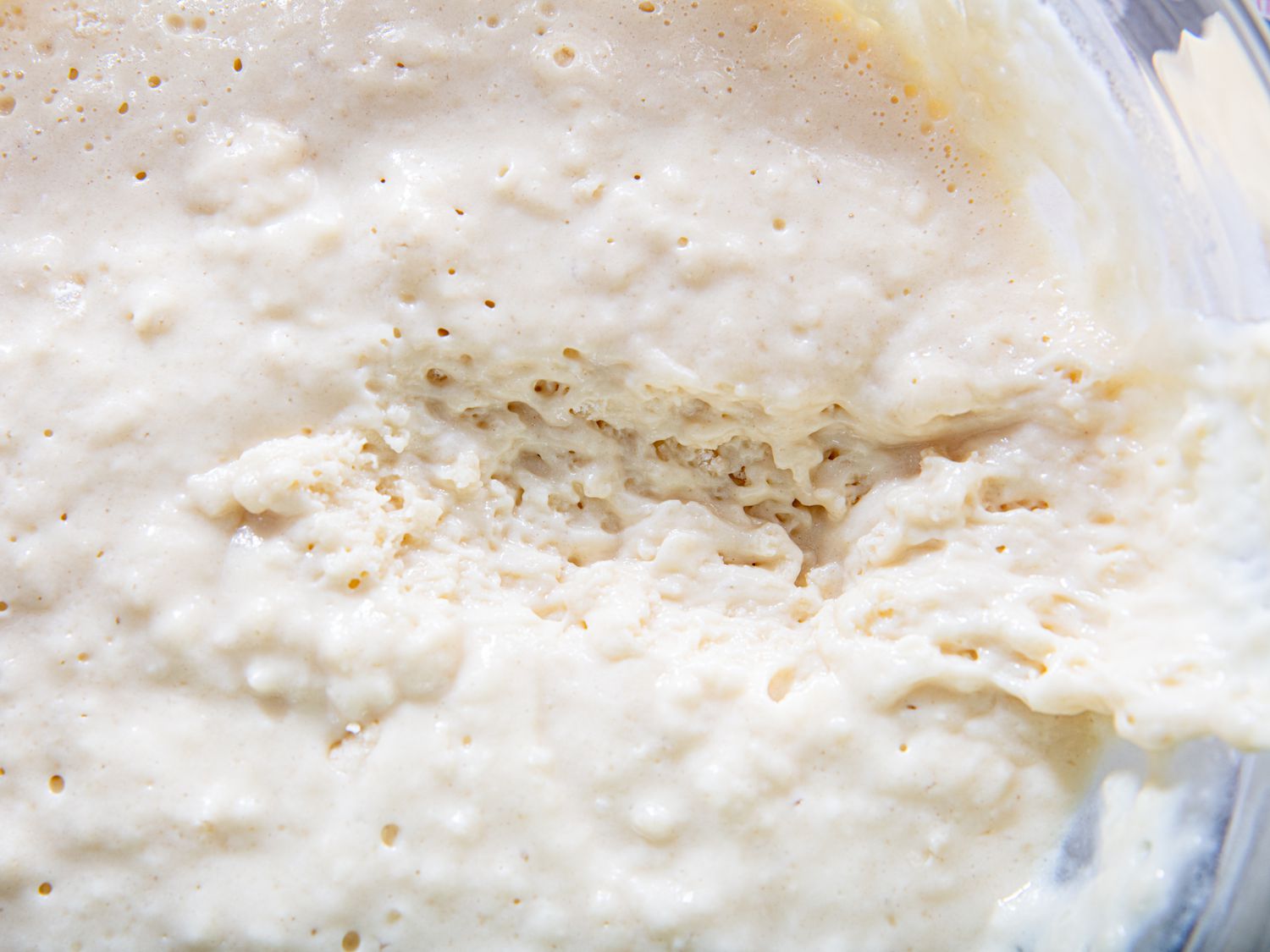 Closeup texture of batter