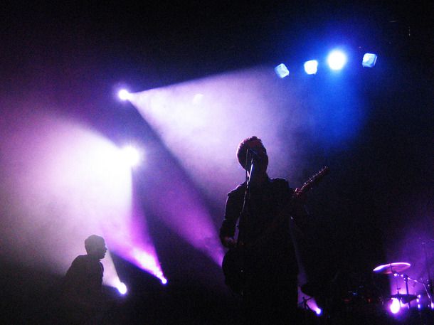 A band in its natural environment. Not your restaurant.