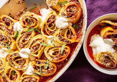 Overhead view of Rosette al Forno 