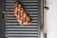 Grilled steak on the Breville indoor grill